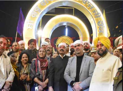 श्री गुरु विदास चौक का कैबिनेट मंत्री ने किया उद्धाटन